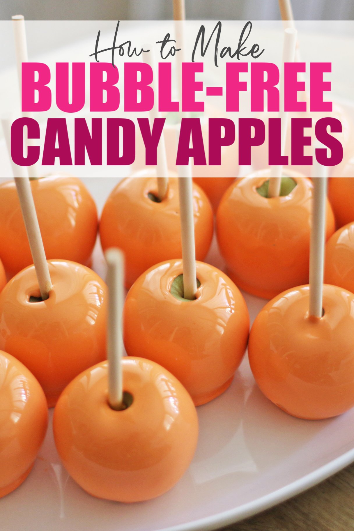 Tips to Prevent Bubbles on Candy Apples - Easy Candy Apples